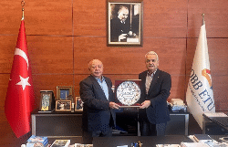 TOBB ETU REKTÖRÜ SAYIN YUSUF SARINAY'I ZİYARET ETTİK.