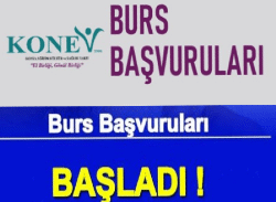KONEV BURS BAŞVURULARI BAŞLADI