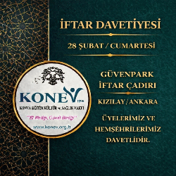 İFTAR DAVETİYESİ