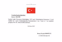 PROF DR AHMET KESİK REKTÖR OLDU