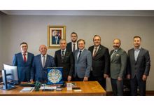 GÖÇ İDARESİ BŞK YRD HEMŞERİMİZ HÜSEYİN KÖK'Ü ZİYARET ETTİK.